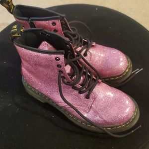 Dr. Martens glitter boots sz 4